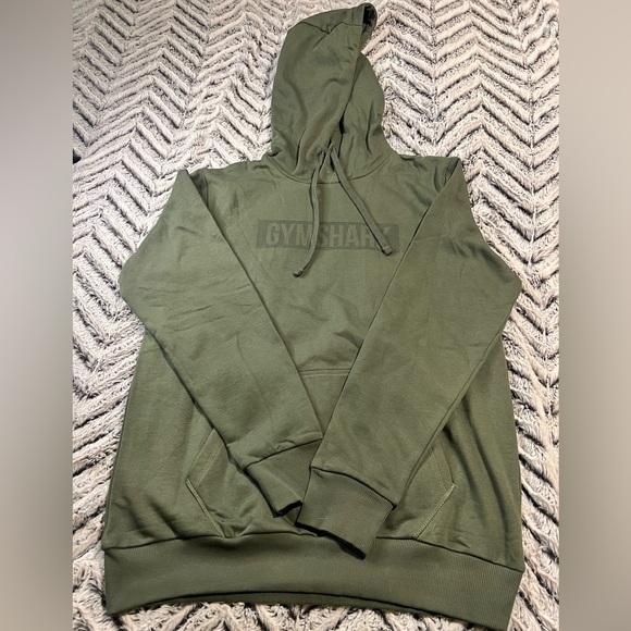 NWOT GYMSHARK 🫒Green Hoodie - Picture 5 of 7